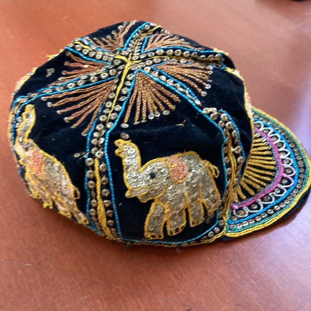 Authentic Burmese Kalaga Elephant Cap